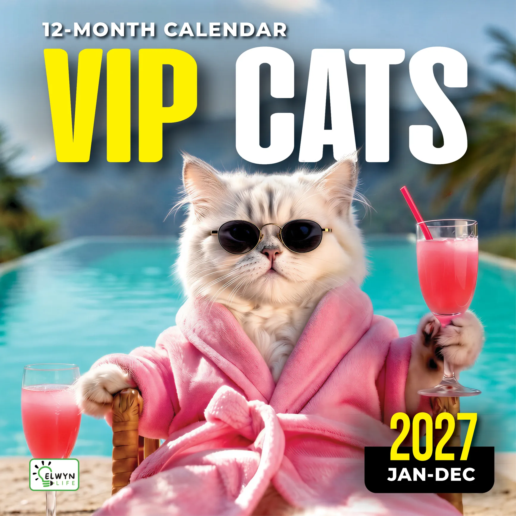 VIP Cats calendar 2027 cover